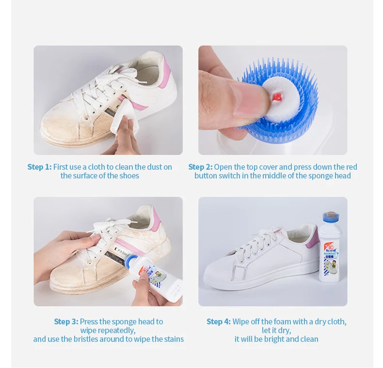 Whitener Sneaker White Shoes Care Top Shoe Cleaners