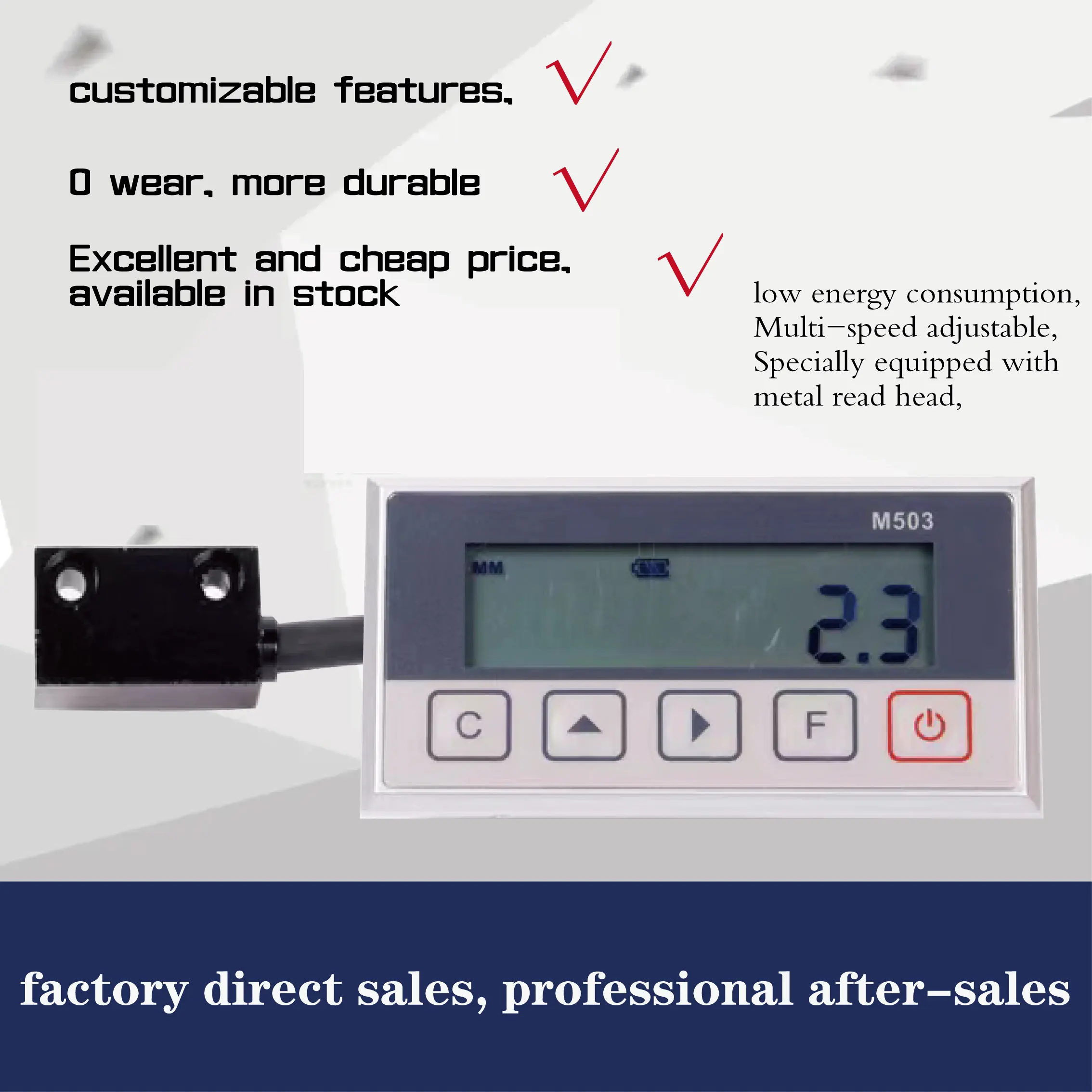 M503 Magnetic Measuring System, M503 Magnetic Scale Display