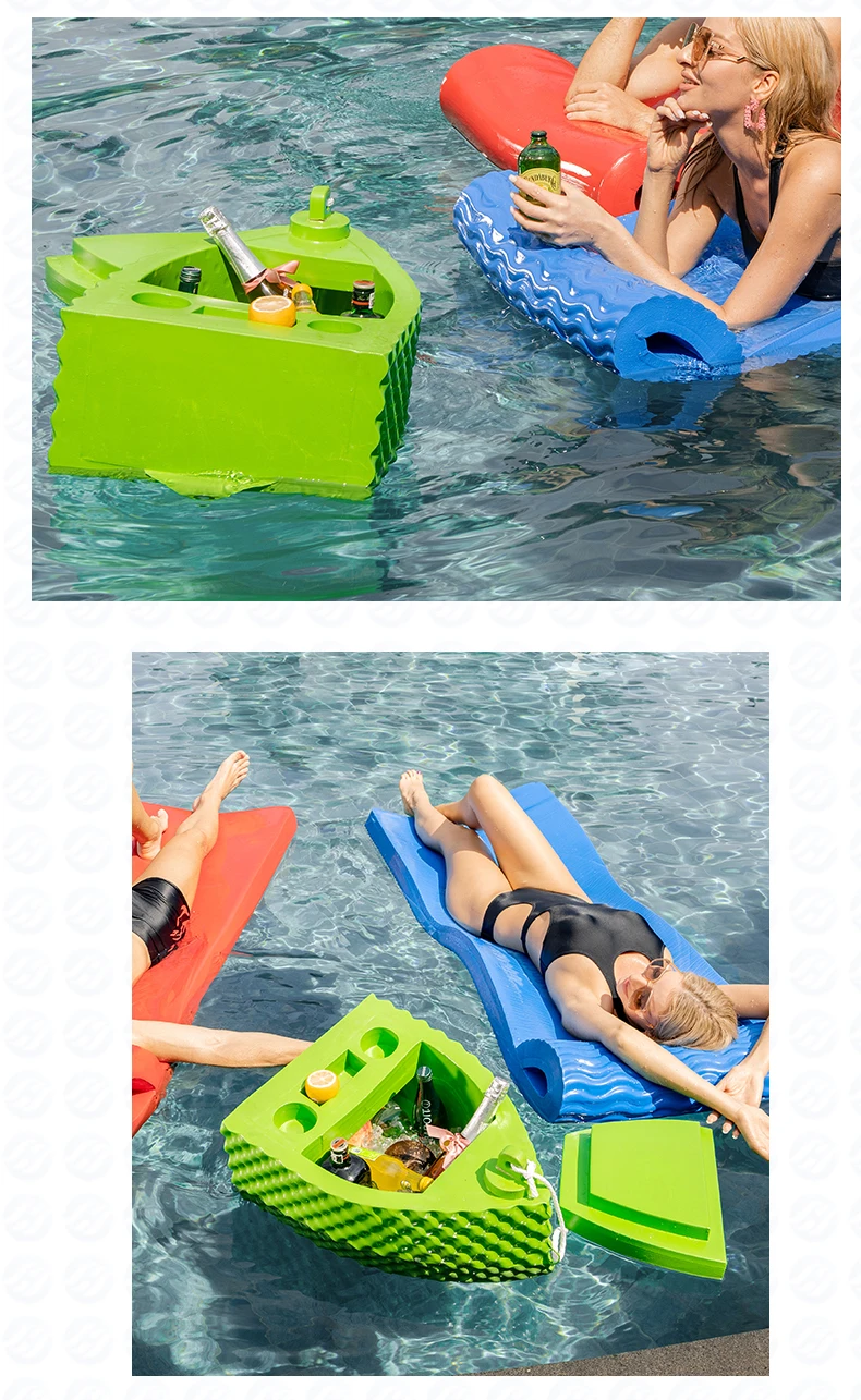 Hot Sale Nbr Foam Vinyl Coating Floating Drink Holder Floating Tray