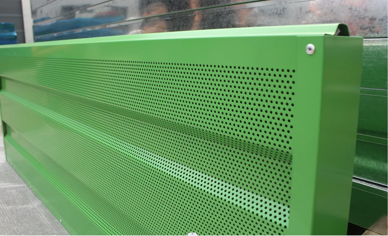 product modern outdoor pvc  acrylic acoustic barrier fence sound wall for highway noise control and reduction-3