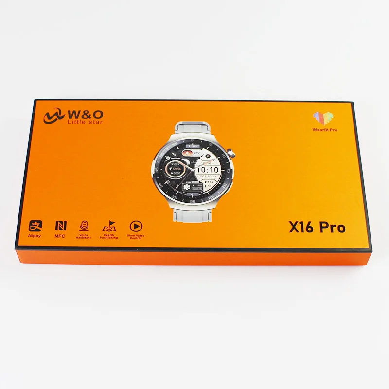 X16 Pro Smart Watch 2023 Nfc Ali Pay Fitness Tracker Wireless Charging