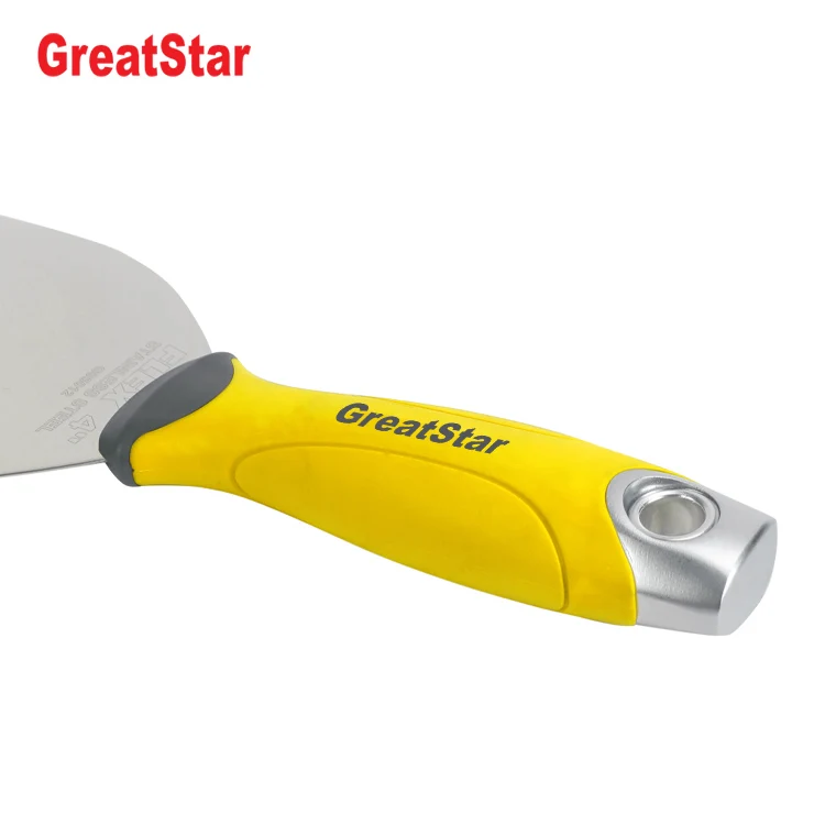 Drywall Tool 6in(152mm) Soft Grip Flex Stainless Steel Putty Knife And