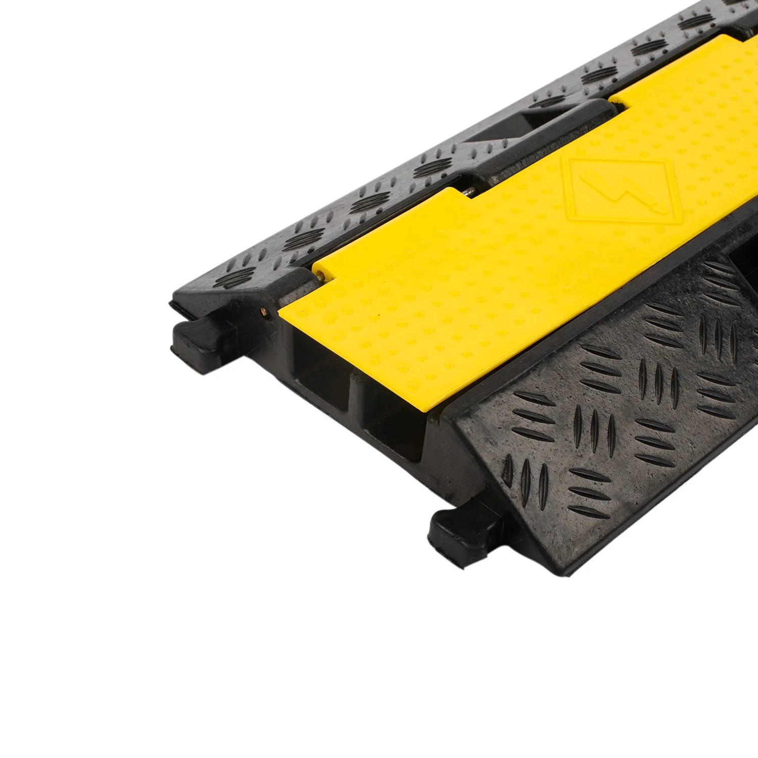 Wholesale Custom 5-Channel Speed Bumps Rubber Speed Hump Stage Cable Protector Ramp with High Capacity supplier