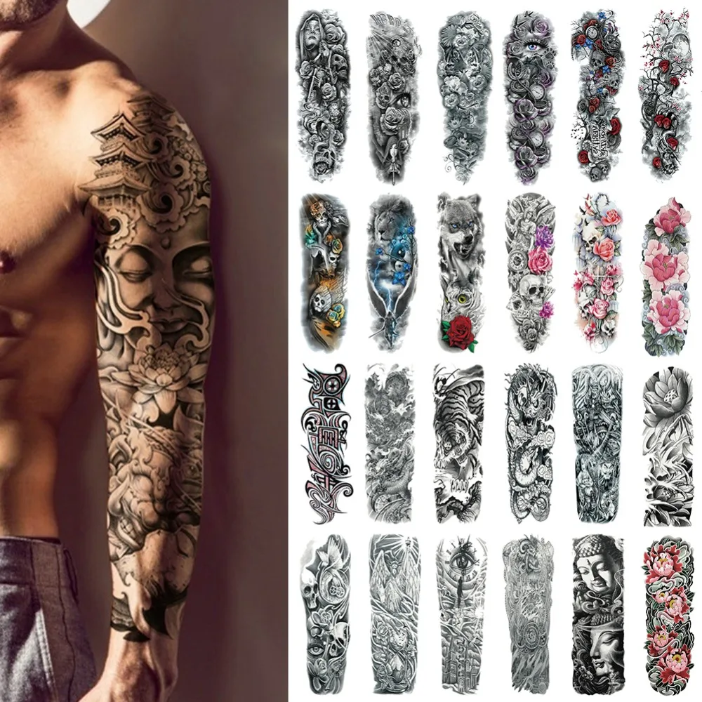 Tattoo stickers waterproof male and female long-lasting Japanese