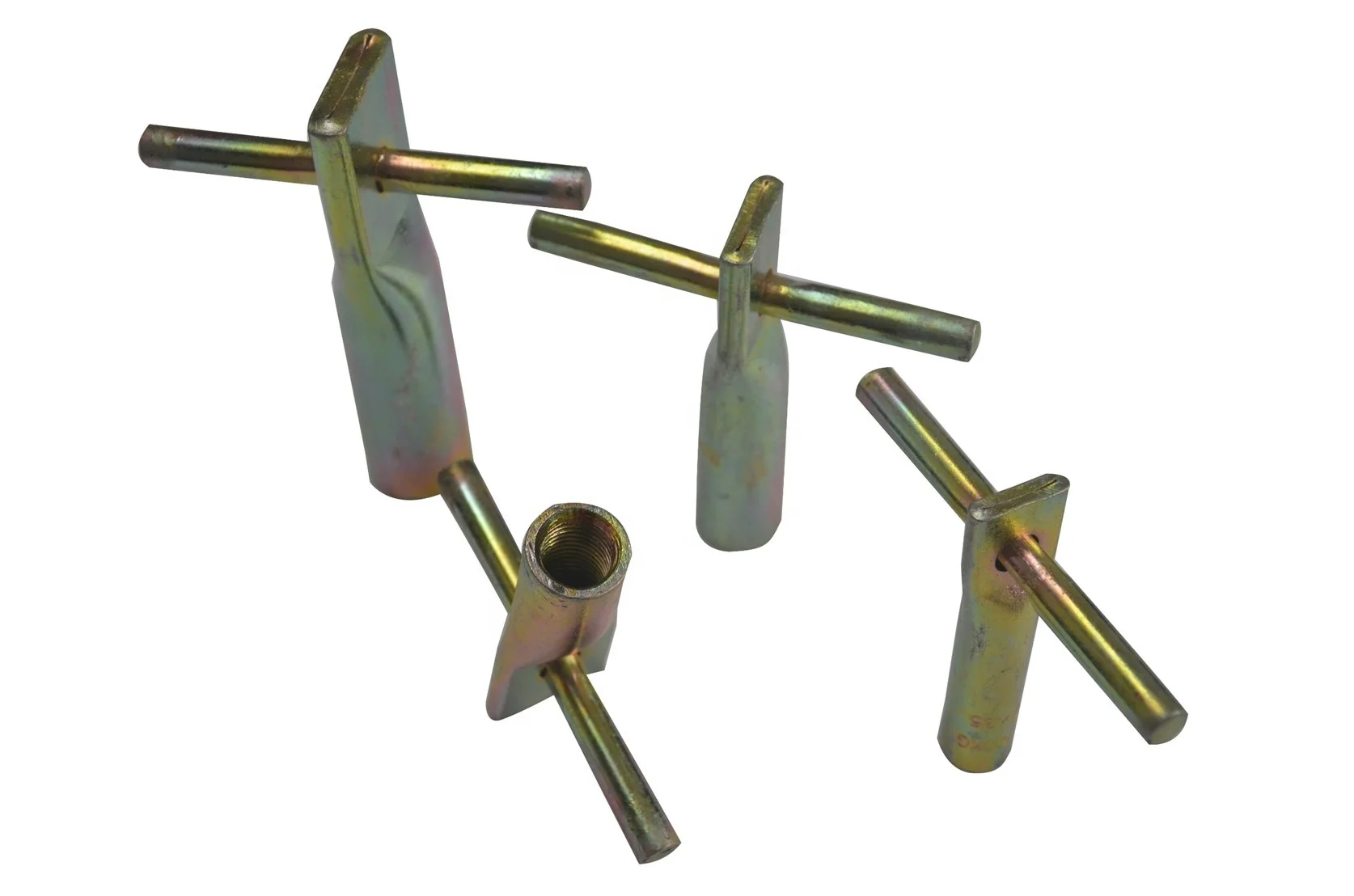 Quality Certification Precast Concrete Galvanized Fixing Threaded Lifting Insert with Cross Pin