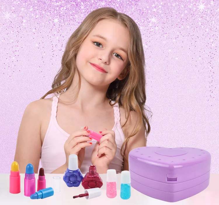 Girls Real Makeup Sets High Quality Make Up Kit For Kids Toys Little ...