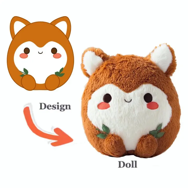 Kawai Plushie Custom Design Customization Stuffed Little Plush Toys Soft Children Woman Customized Christmas Graduation Gifts