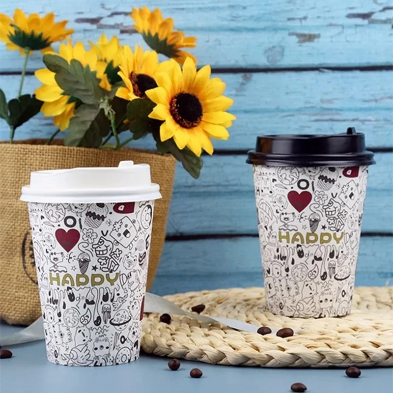 16oz Paper Cup Manufacturers In Vietnam Hot Coffee Disposable Cups