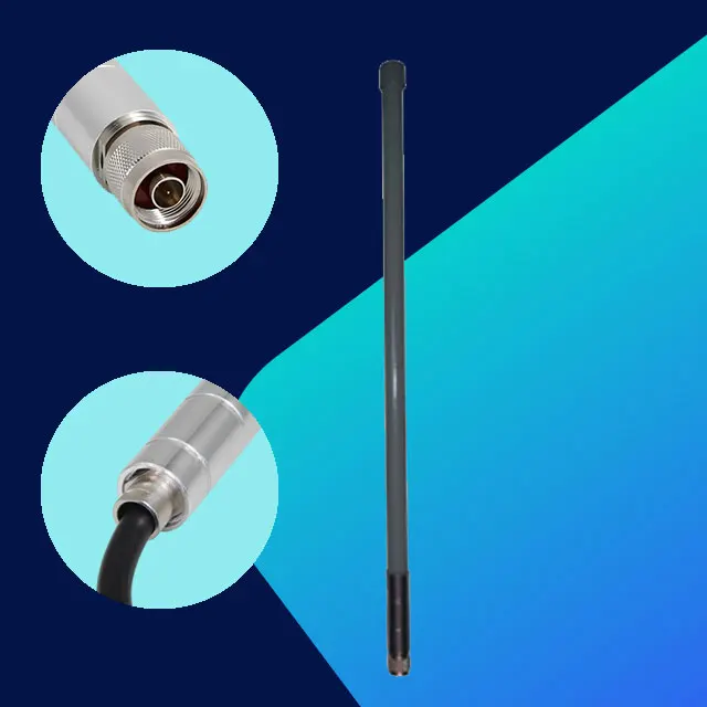 Salt Spray Resistant 360° Coverage 9dBi Gain 1420-1530MHz 1.4GHz Omnidirectional Antenna