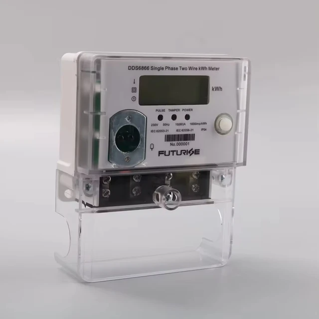 Single Phase Two Wire kWh Meter with LCD and Optical Port and Anti-tamper Functionality