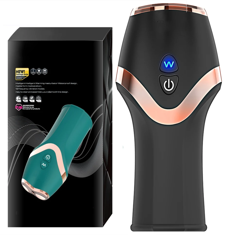 12 Modes Penis Vibrator Delay Trainer Male Masturbator Cup Automatic Oral Climax Sex Glans Stimulator Massager Sex Toys for Men