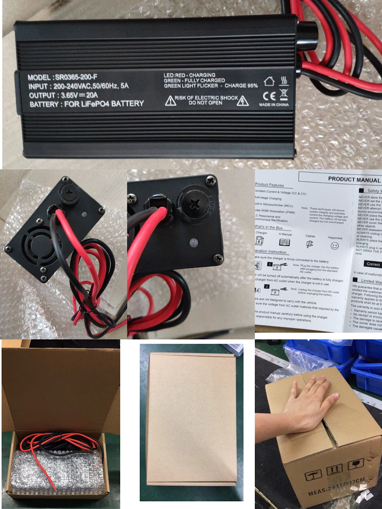 An Iec Ac Input Lifepo4 1s 3.65v Battery Charger 20a Single Cell ...