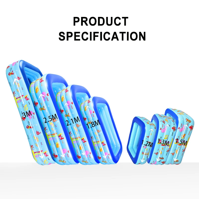 Семейный надувной бассейн полноразмерный детский садовый для отдыха заднего