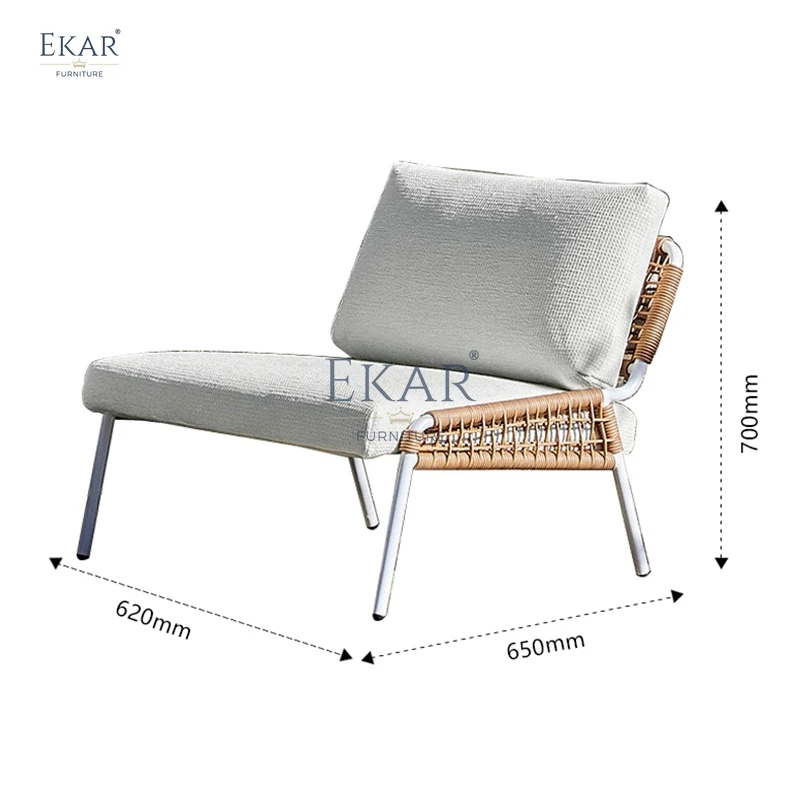 New fashion outdoor waterproof leisure chair outdoor chair manufacture