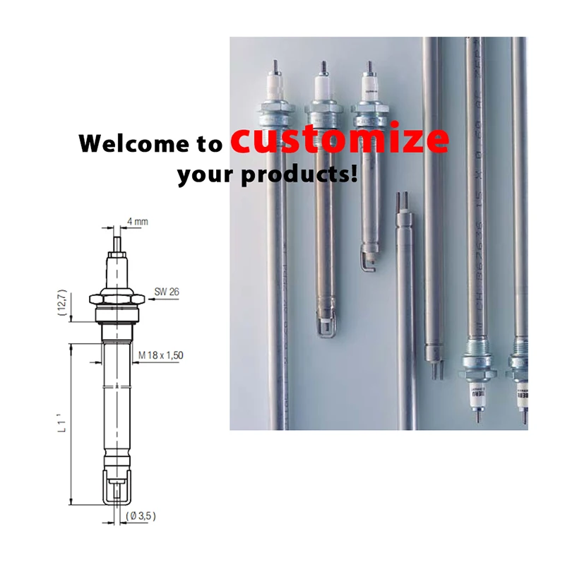Custom Spark Plug Ceram IIgnition Electrode for Industry