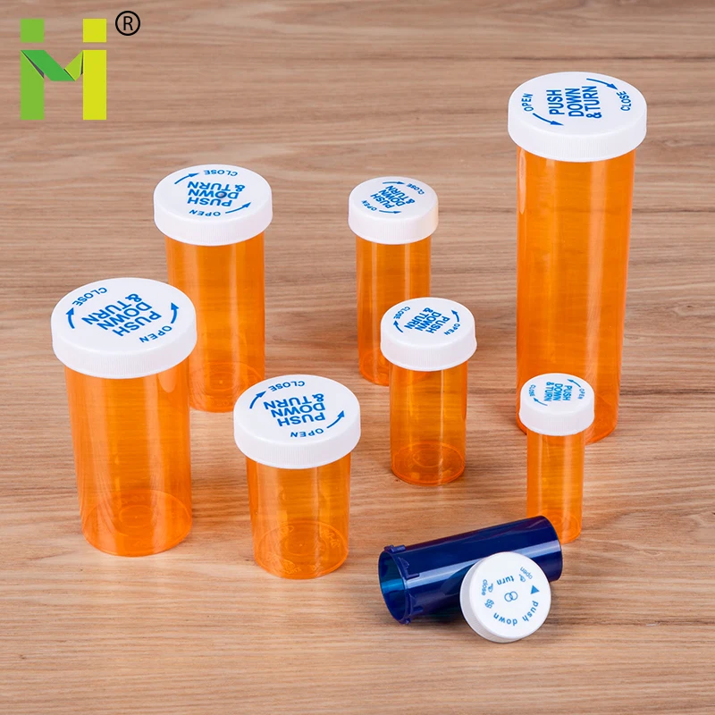 Plastic Screw Cap Small Empty Plastic Pill Other Medicine Container Bottles Tablet Bottle