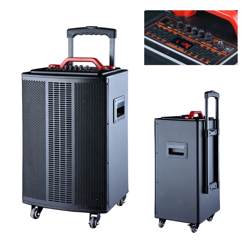 MBA High Quality  Wireless Speaker Rechargeable Subwoofer 10  Inch Am Fm Portable Radio Trolley Speaker  High Class Speaker