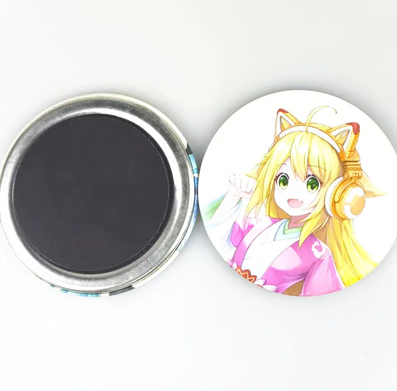 Customized Modern 3D Metal Photos Refrigerator Magnet New Factory Tinplate Tourism Souvenir Copperplate Paper Magnetic Badge