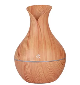 Creative wood grain vase humidifier