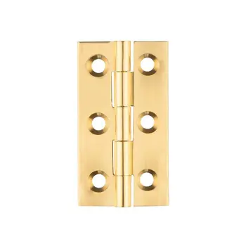 Brass Cabinet Door Butt Hinge for Bedroom Hospital School & Home Office Furniture for Wooden Wardrobe Cupboard & Drawer Doors