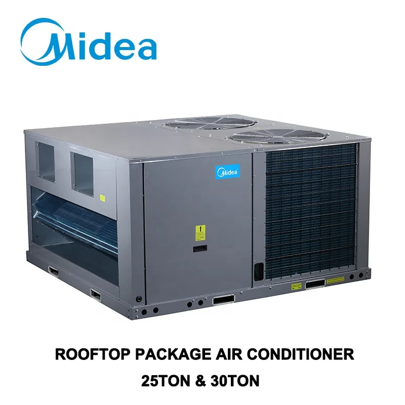 Midea Commercial Air Conditioner T3 Series R410A 60Hz 30 Ton Rooftop  Package Unit