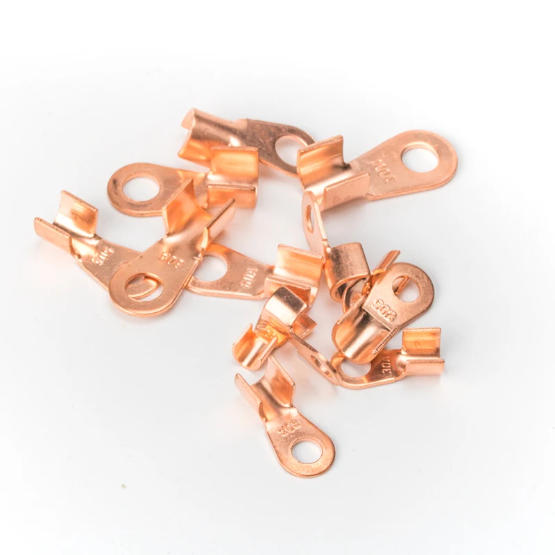 50pcs offene reines Kupfer Ring Ösen Terminals ot-80a Kabel Crimp Terminal Connector 50pcs offene reines Kupfer Ring Ösen Terminals ot-80a Kabel Crimp Terminal Connector