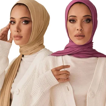 GLS005 Modal Cotton Scarf Fashion Hijab Islamic Other Ethnic Scarves Jersey Hijab