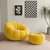 Yellow technology velvet pedal-rotatable