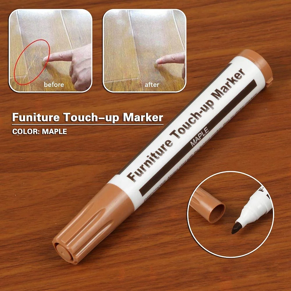 17Pcs Furniture Touch Up Kit Markers & Filler Sticks Wood Scratches Restore  Kit Scratch Patch Paint Pen Wood Composite Repair 
