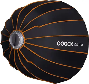 Godox QR-P70 Parabolic Deep Softbox Quick Release with Bowens Mount for Video Light detail image