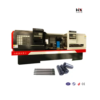 OEM Dual Twin Double head cnc lathe machine HX-1545-60 double system two ends cnc turning automatic cnc lathe machine for metal