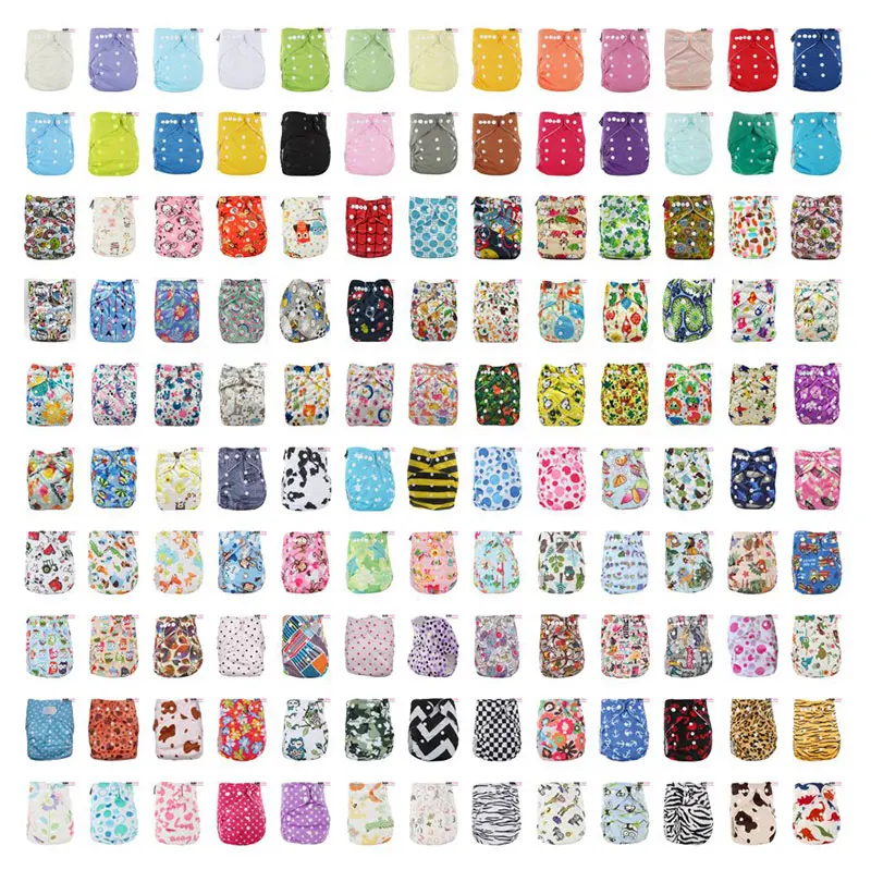Babyshow WHOLESALE Hotsell Monkey Pattern Reusable Comfortable Washable Cloth Diapers Adjustable Custom Diapers Nappies