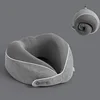 Modelo mejorado en gris oscuro: almohada para el cuello individual + simple