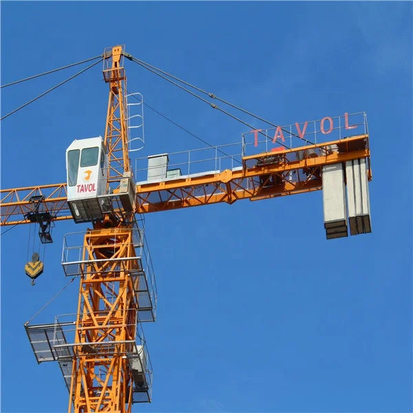 Hot Sale 18 Tons Topless Tower Crane QTZ315-7040 with Motor High Load Moment Max Height 200M