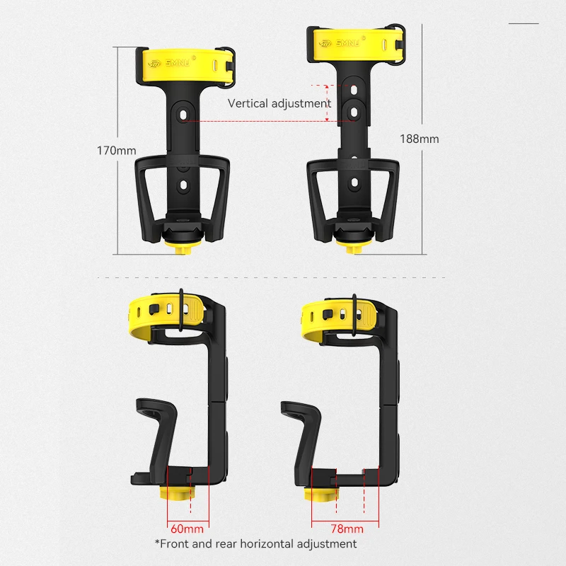 SMNU Classic Series for Bicycle Scooter Cup Holder New Water Bottle Cage for Mountain Bike Motorcycle Sports & Entertainment
