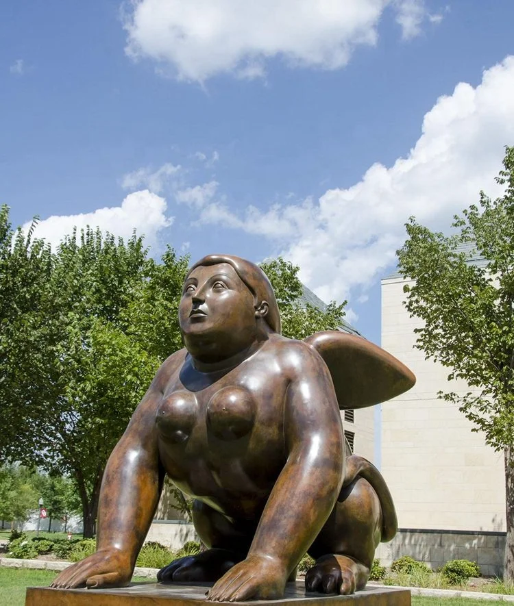 Fernando Botero Abstract Bronze Woman Statue Botero Famous Statue Fat ...