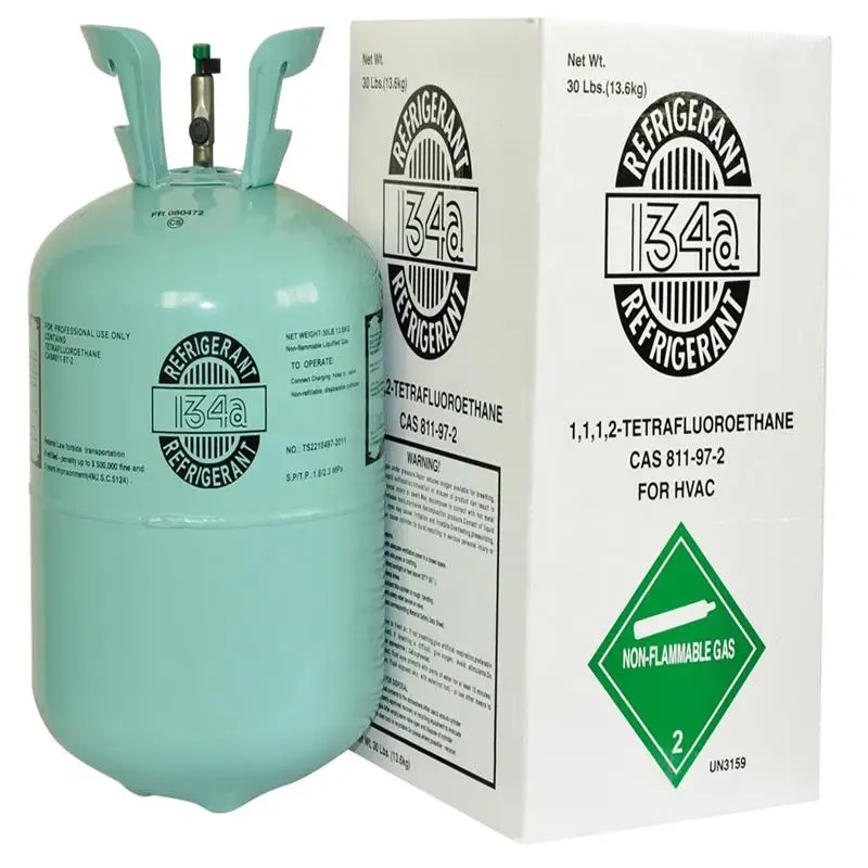 R134a Refrigerant Gas 13.6kg R407c R404a R507a R32a R410a Refrigerant ...