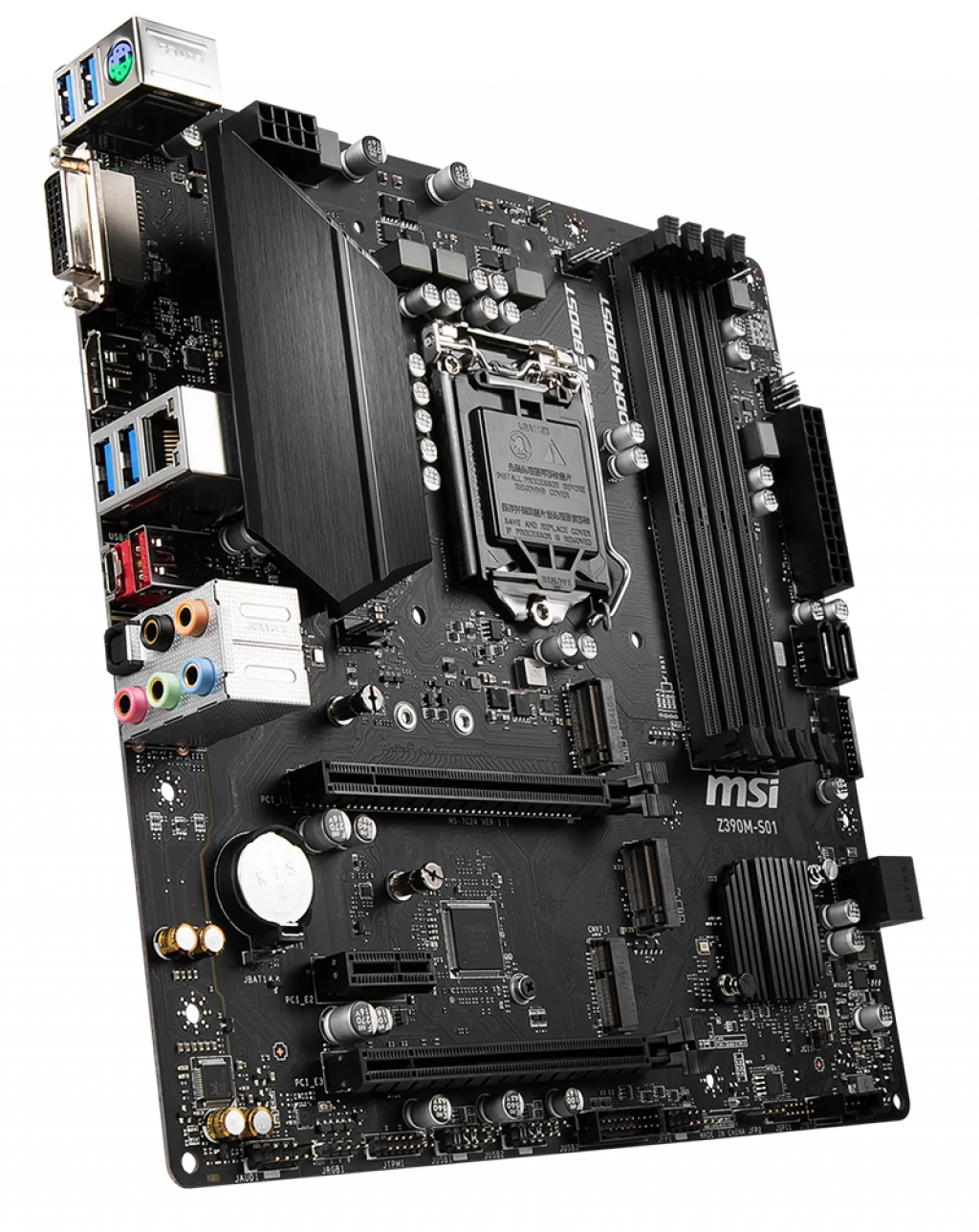 MSI Z390M-S01 M-ATX Motherboard for 9th Gen Intel CPUs (i3/i5/i7 