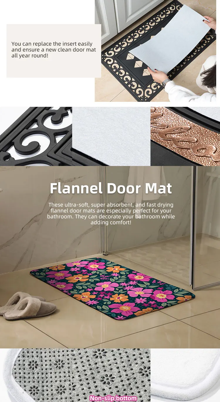 Bestsub Wholesale Custom Sublimation Blanks Entrance Natural Rubber