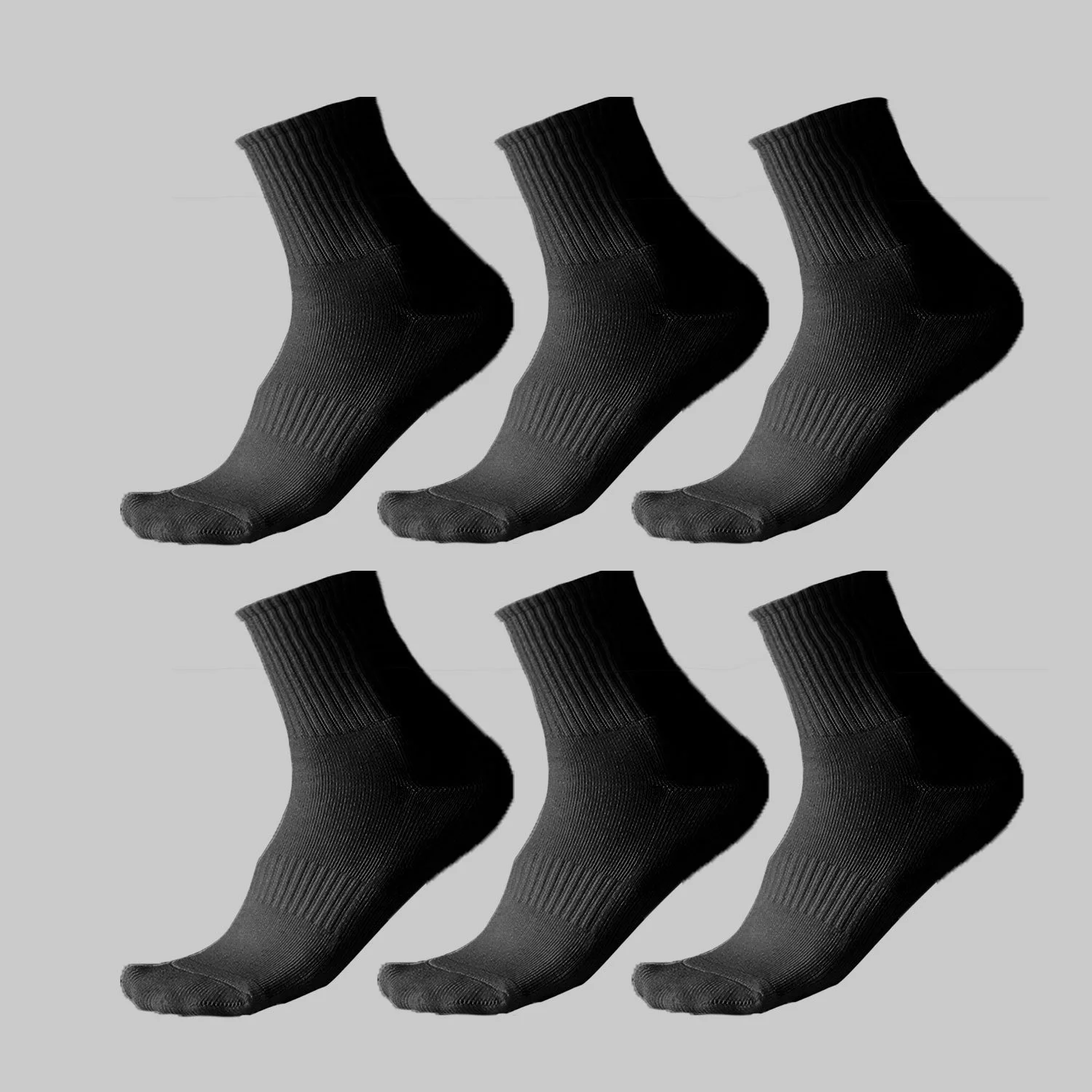 For Cotton Terry Mid-Calf Sports Basketball Socks Solid Color Logo Processing Breathable Men’s Sweat-Absorbing Anti-Friction