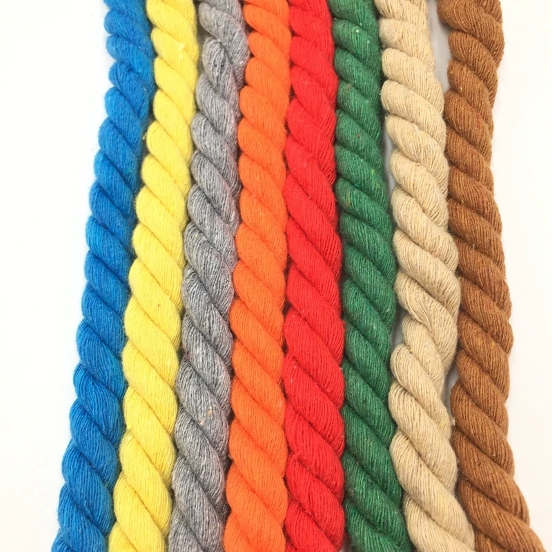 Twisted Colored Cotton Rope