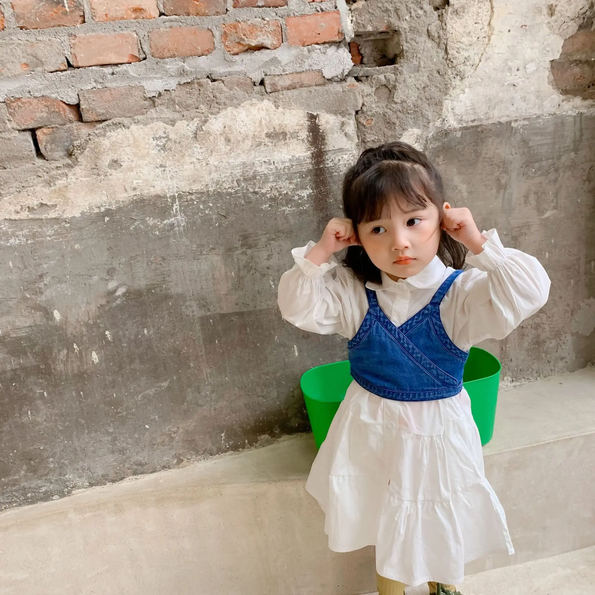 食品・日用品 半額ストア Long Wholesale Sleeve with Dress Shirt White Kids Spring Dance