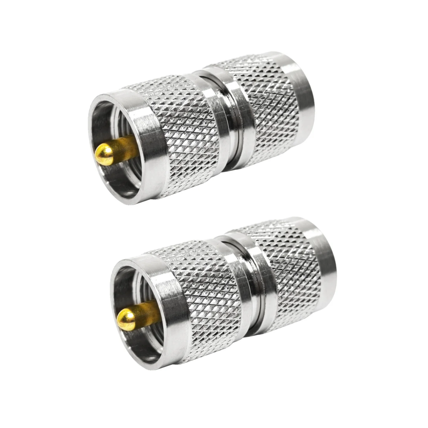 Factory Supply 50 Ohm UHF Male Plug to UHF Male Plug UHF-JJ PL259 RF Coax Coaxial Adaptor Converter Radio Connectors in Stock