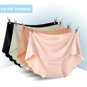 Seamless Ice - Silk Women's Underwear Thin Style for Summer With Crotch Breathable Panties Sexy and Young - Girl - Style