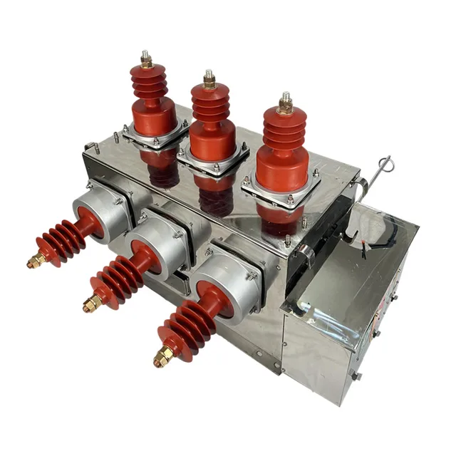 High voltage ZW10-12/1250-20 vacuum circuit breaker 12kv electric operating mechanism