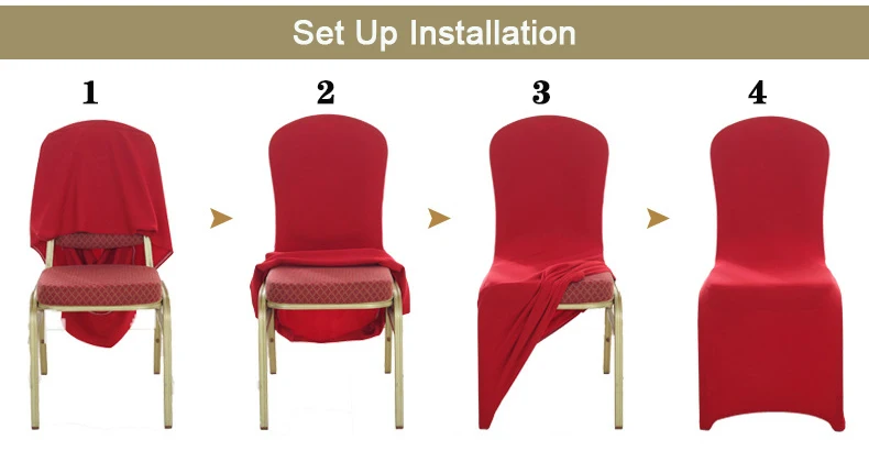 chair cover set up
