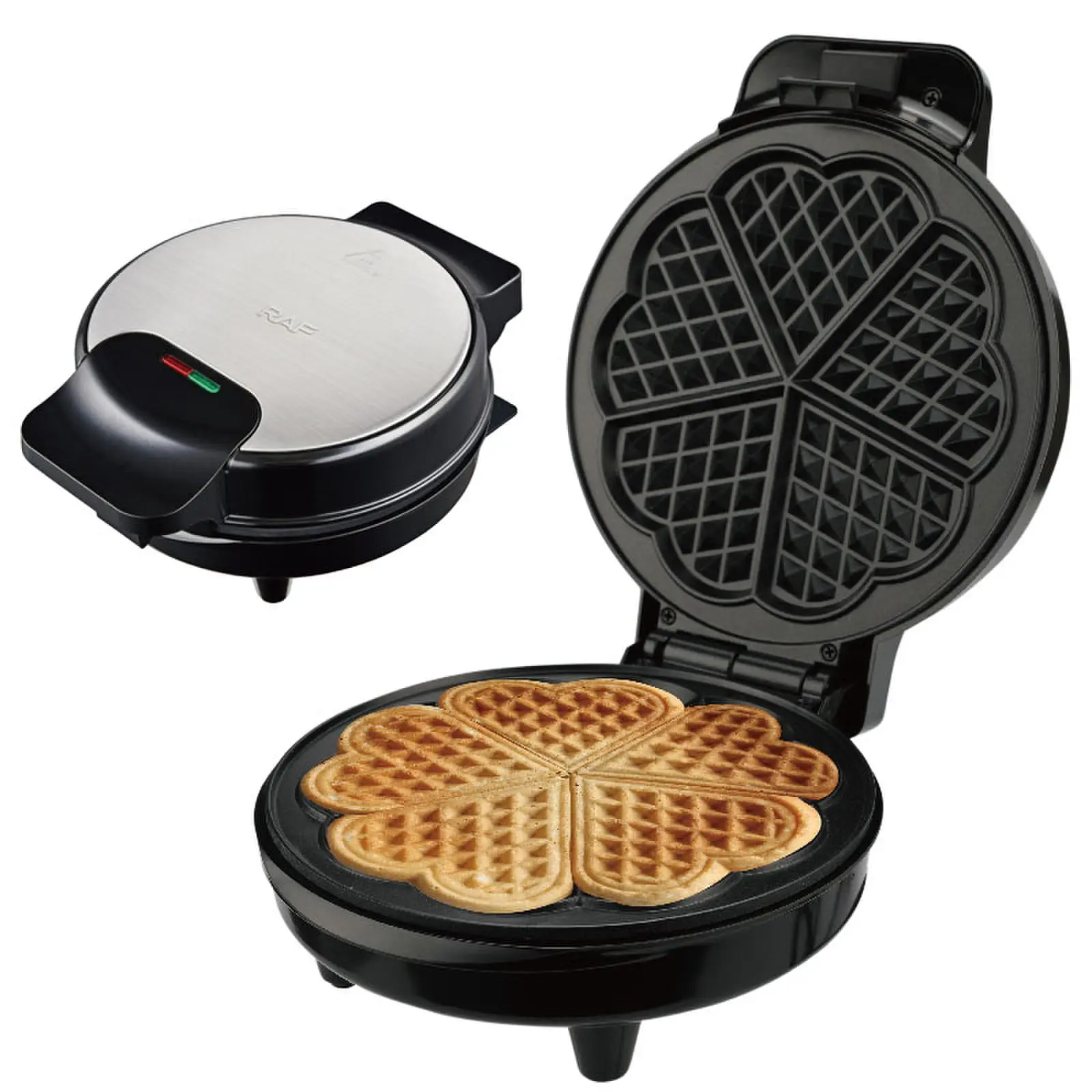 RAF New Mini Waffle Maker Machine Breakfast Waffle Makers With LED Light