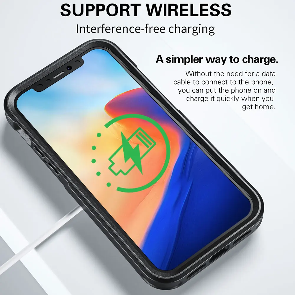 Business Phone Cases For Iphone 15 14 13 12 11 Xr Xs Pro Max Plus Wireless Charging Case Simple Anti-Drop Sjk506 Laudtec factory