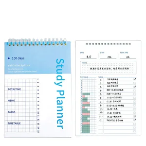 2026 2026 A5 Style Daily Schedule Organizer New Hardcover Weekly Monthly Yearly Planner Agenda Spiral Notebook for School PVC