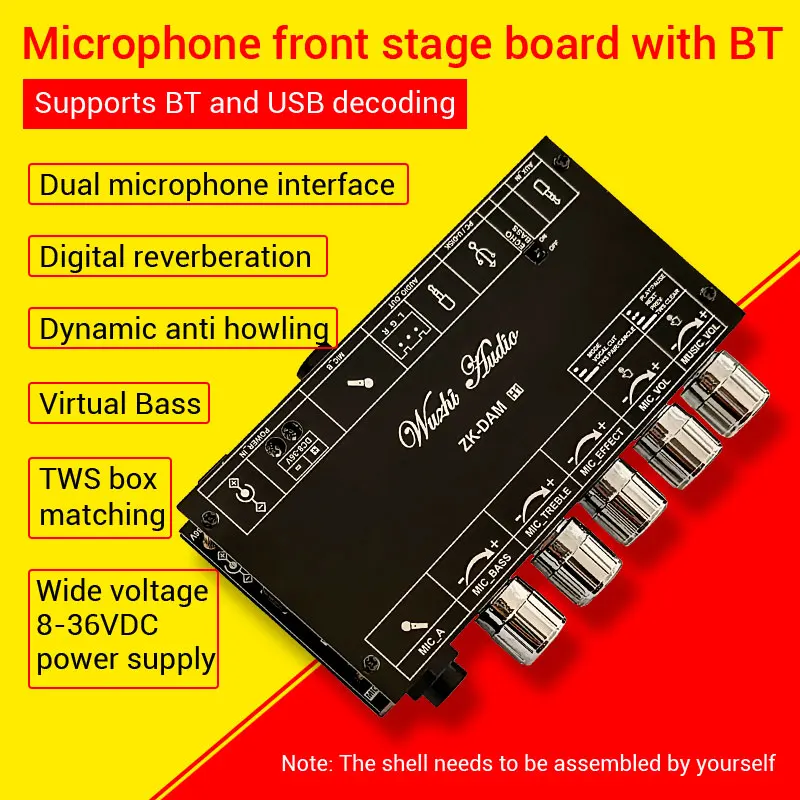 WUZHI AUDIO DAM H1 Karaoke Reverb Board - Enhance Your Singing